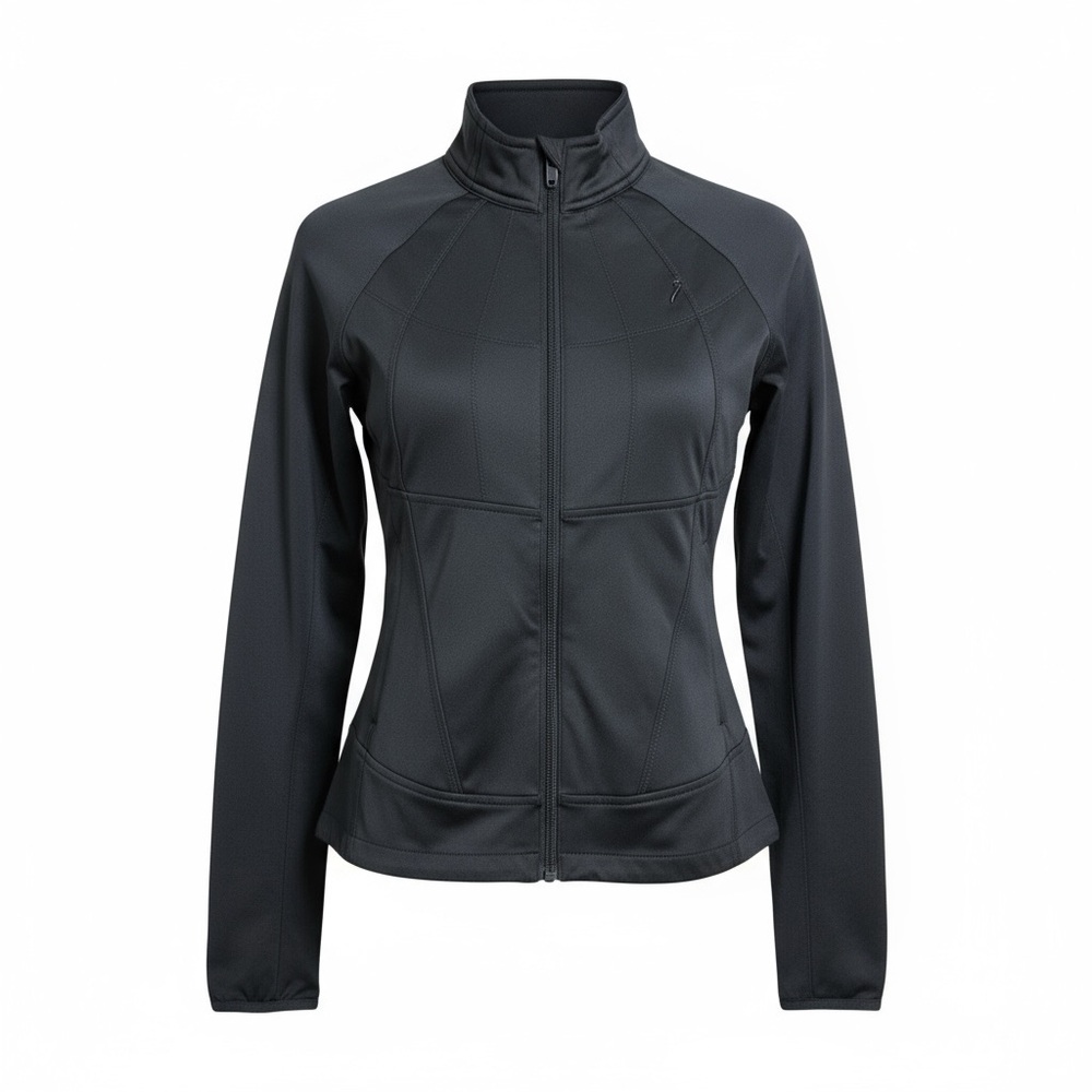 Athleta Black Zip-Up Jacket size xs